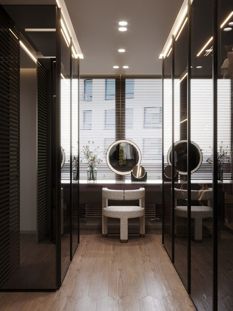 APARTMENT WITH A TERRACE IN MINSK. Interior Design & 3D Rendering | Alena Bulataya Design Buro