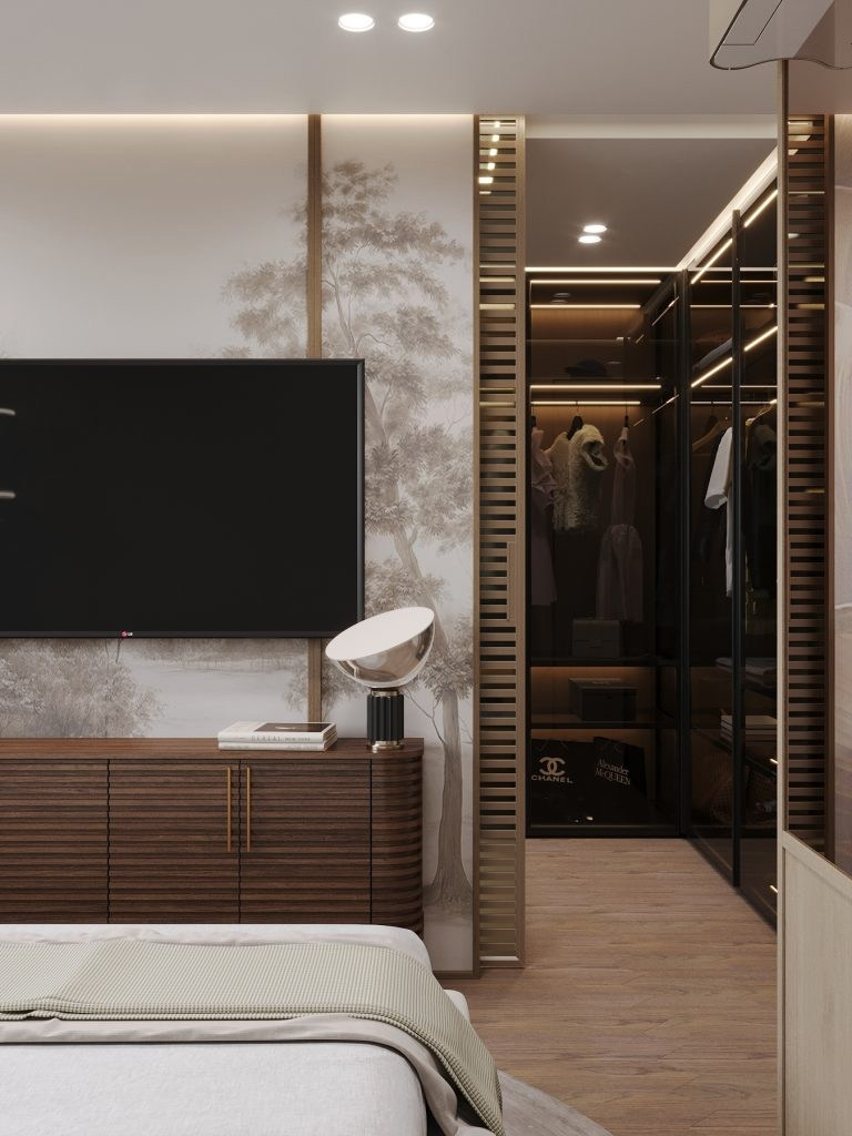 APARTMENT WITH A TERRACE IN MINSK. Interior Design & 3D Rendering | Alena Bulataya Design Buro