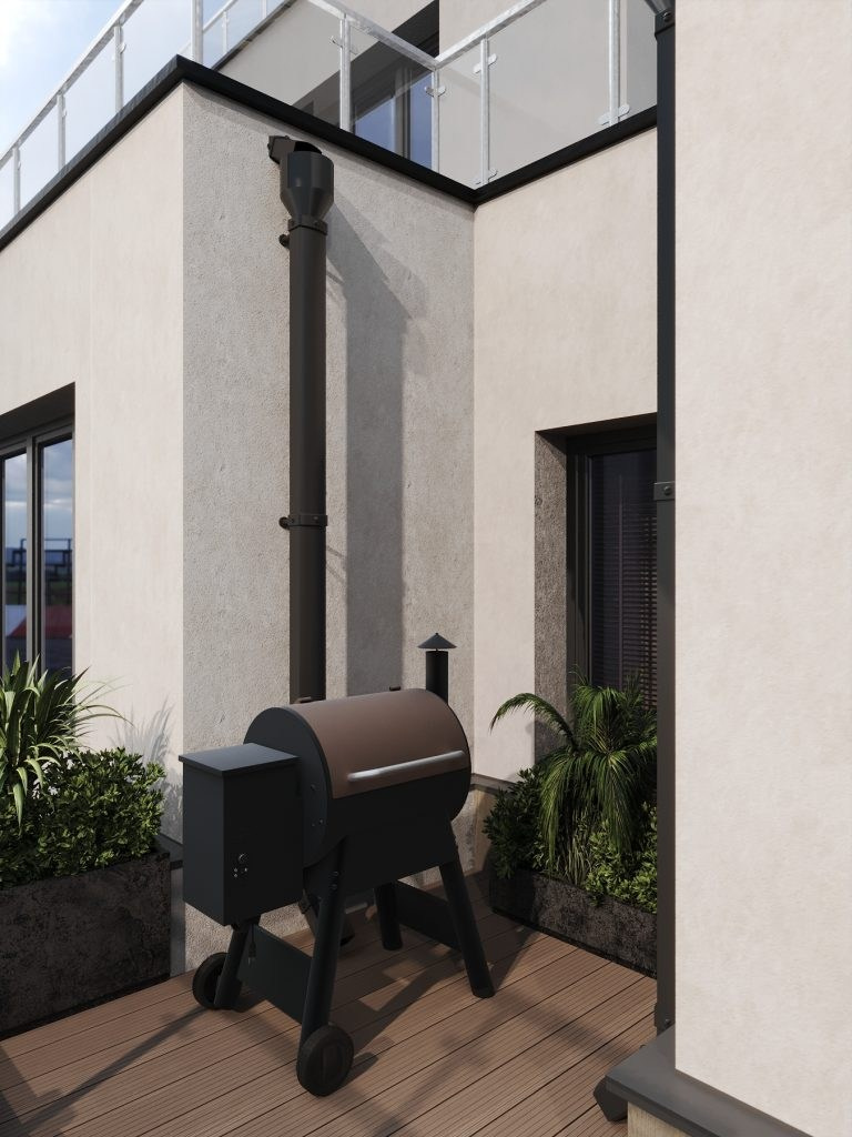 APARTMENT WITH A TERRACE IN MINSK. Interior Design & 3D Rendering | Alena Bulataya Design Buro