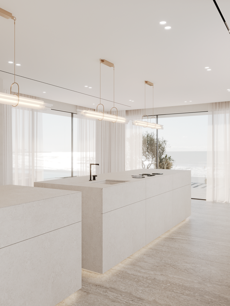 WHITE VILLA IN DUBAI. Interior Design & 3D Rendering | Alena Bulataya Design Buro