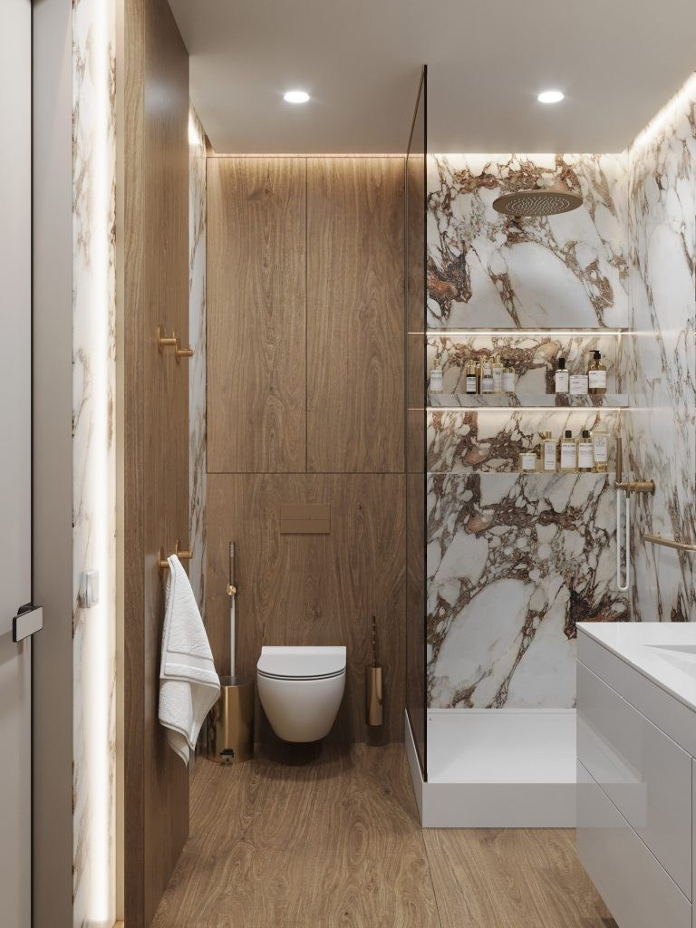 APARTMENT WITH A TERRACE IN MINSK. Interior Design & 3D Rendering | Alena Bulataya Design Buro