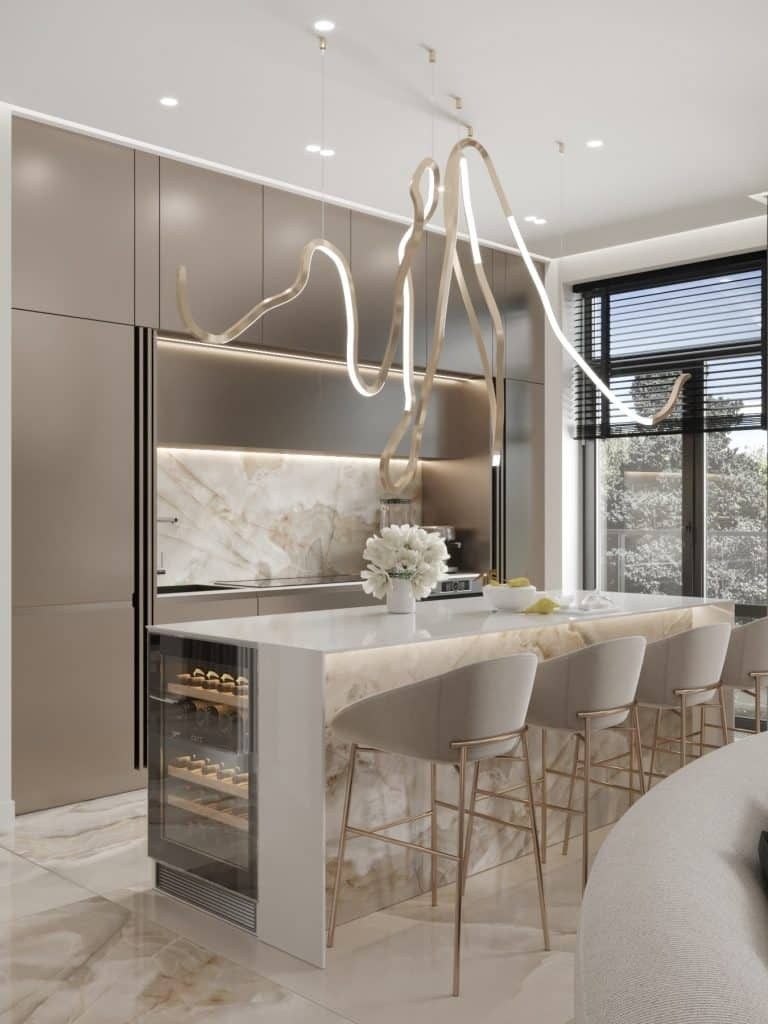 APARTMENT FOR STYLIST. Interior Design & 3D Rendering | Alena Bulataya Design Buro