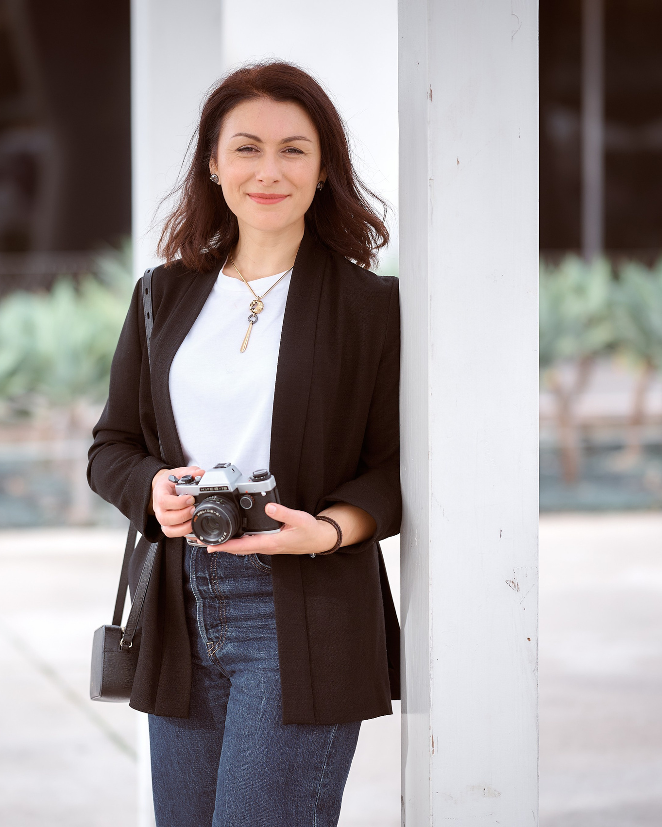 Portrait d’Eugénie Smirnova lors d’une séance photo professionnelle à Toulouse