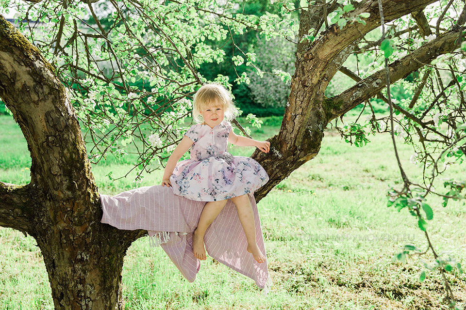 Minikuvaukset omenatarhassa