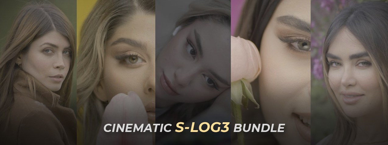 cinematic S-Log3 portrait footage for color grading practice in 10-bit 4K