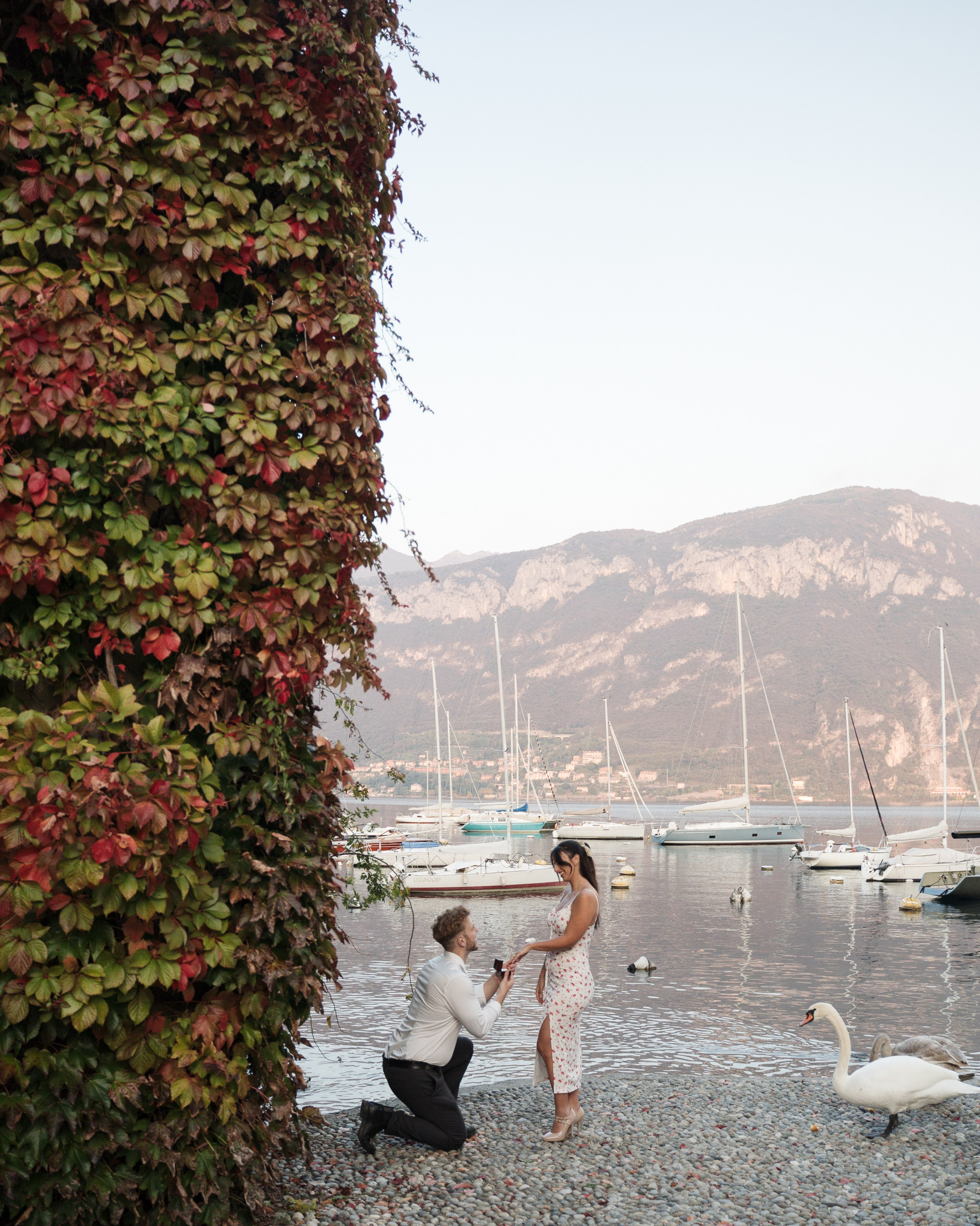Lake Como Proposal Photographer | Surprise Proposals & Engagements