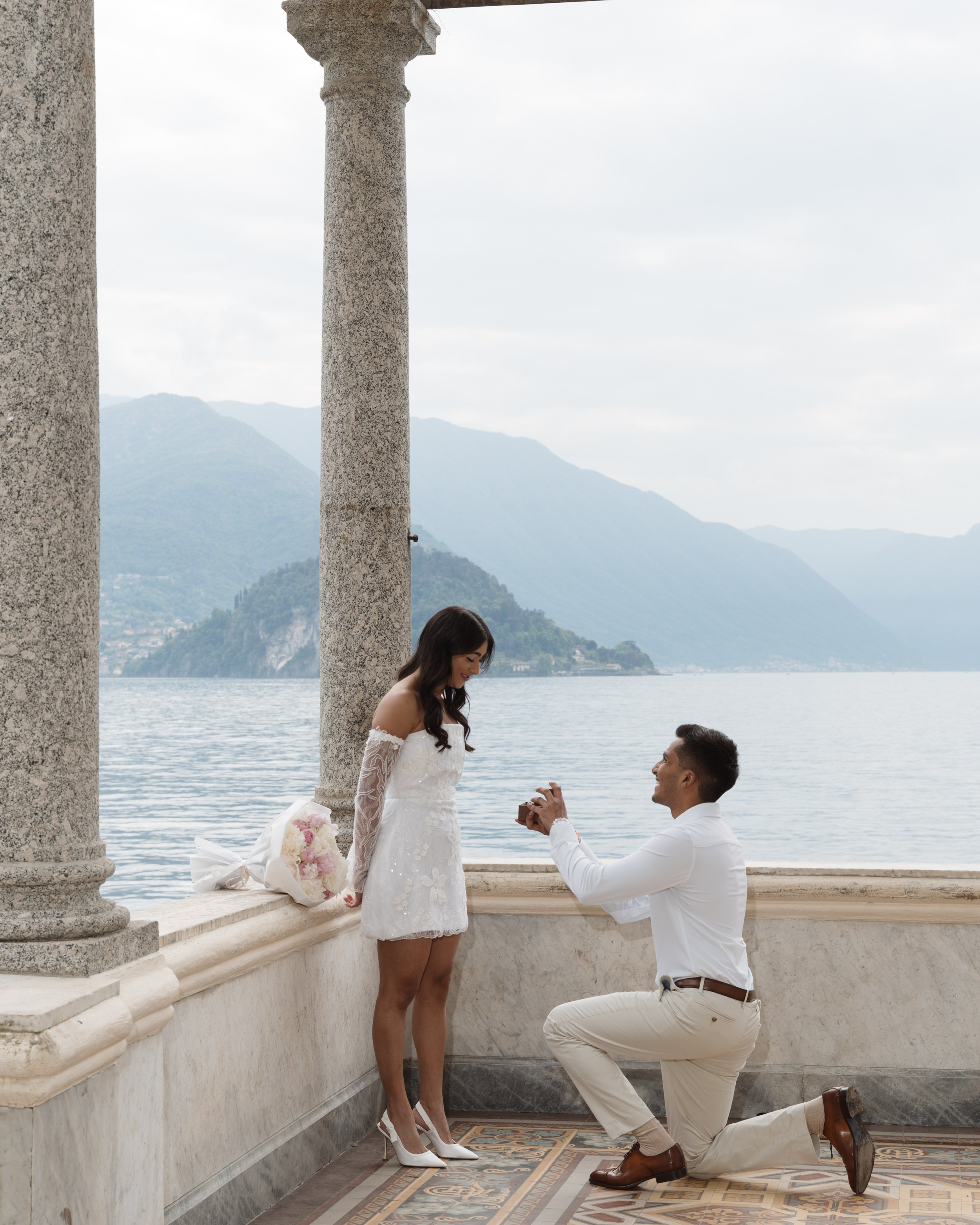 Lake Como Proposal Ideas. Proposal Photographer in Lake Como