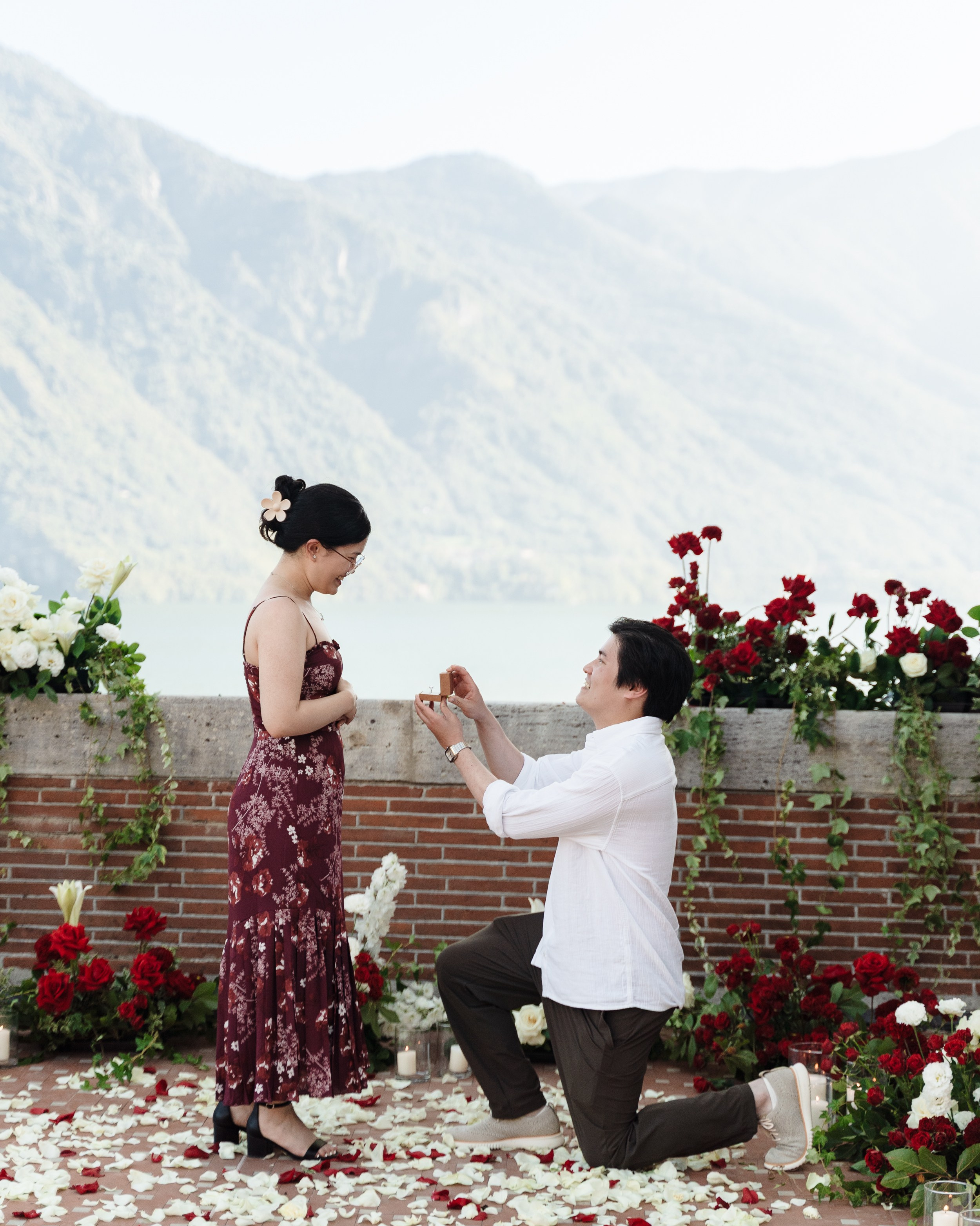 Lake Como Proposal Ideas. Proposal Photographer in Lake Como