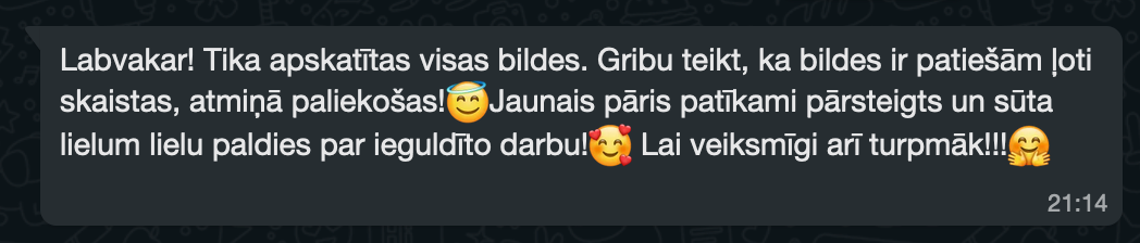 Kāzu foto piedāvājums