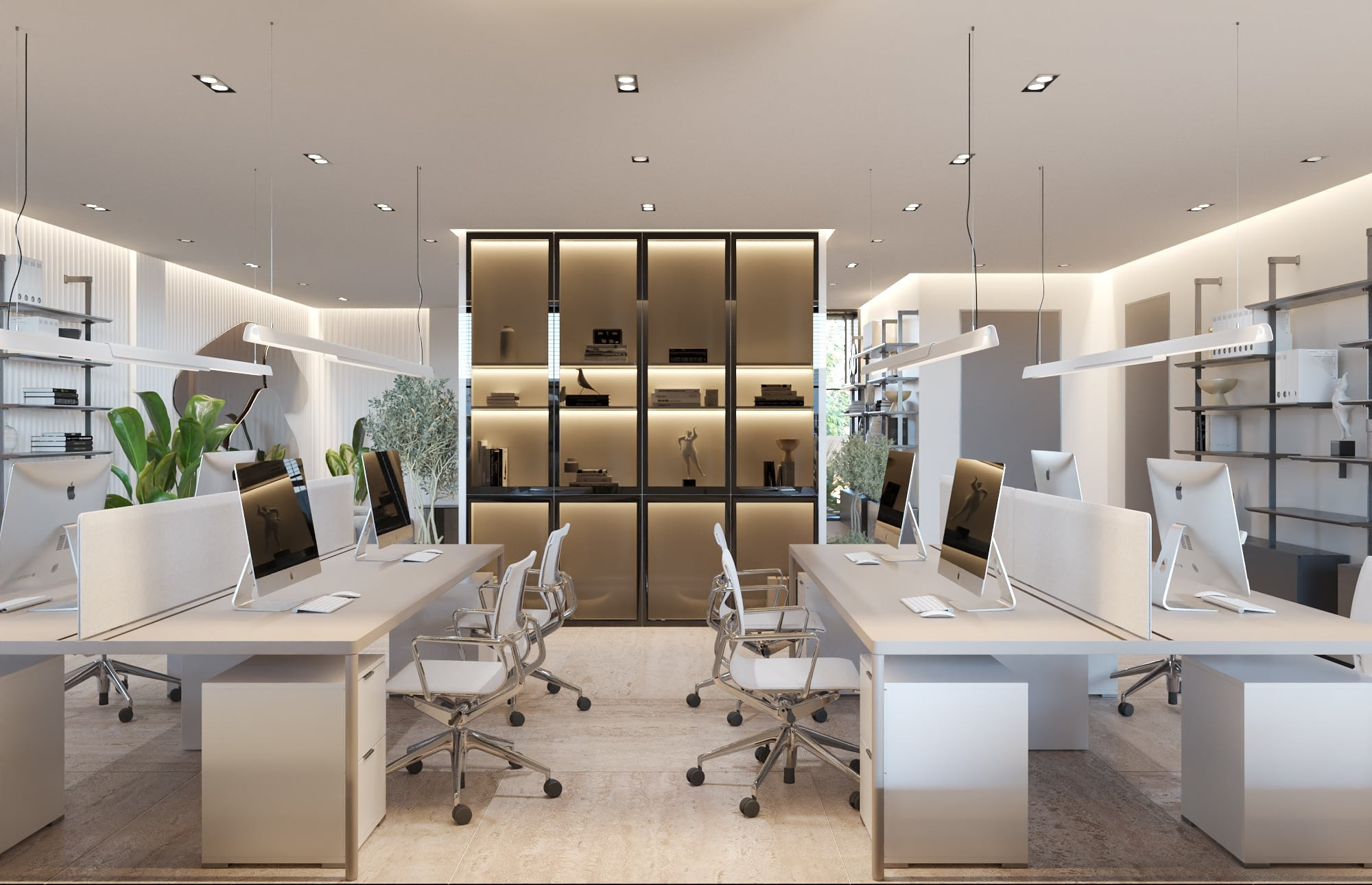 ROOF FLOOR MEDICAL CLINIC IN DUBAI. Interior Design & 3D Rendering | Alena Bulataya Design Buro
