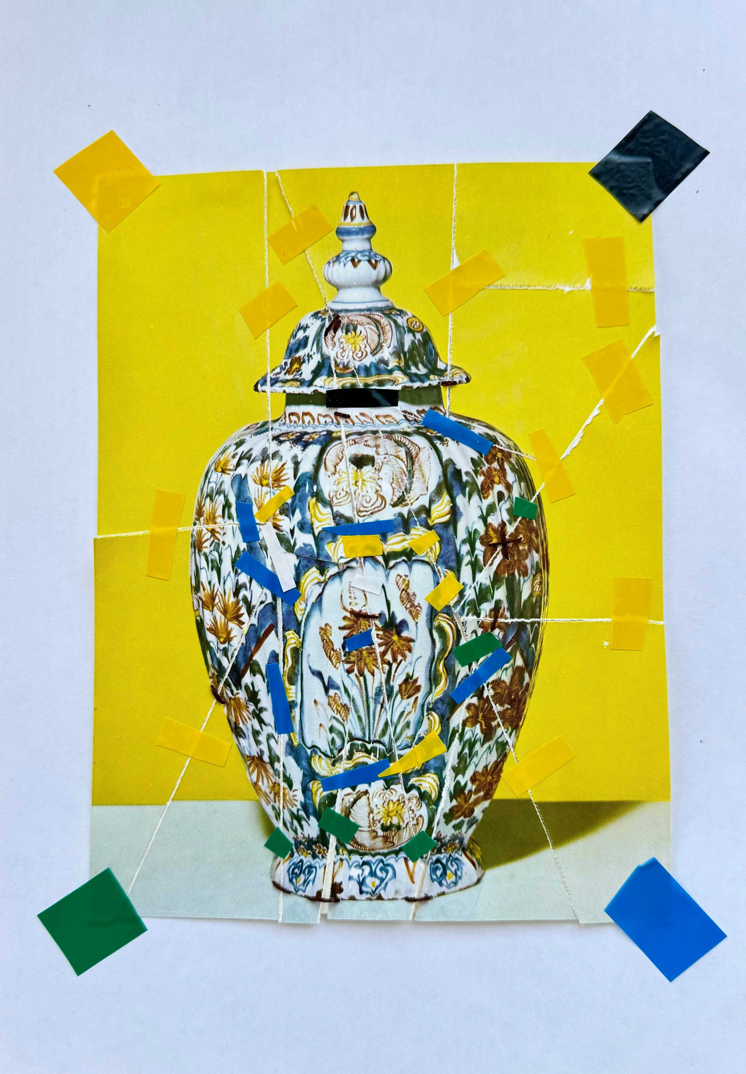 Mixed media. Natalia Naletova — artist and researcher working with textile, collage & memory