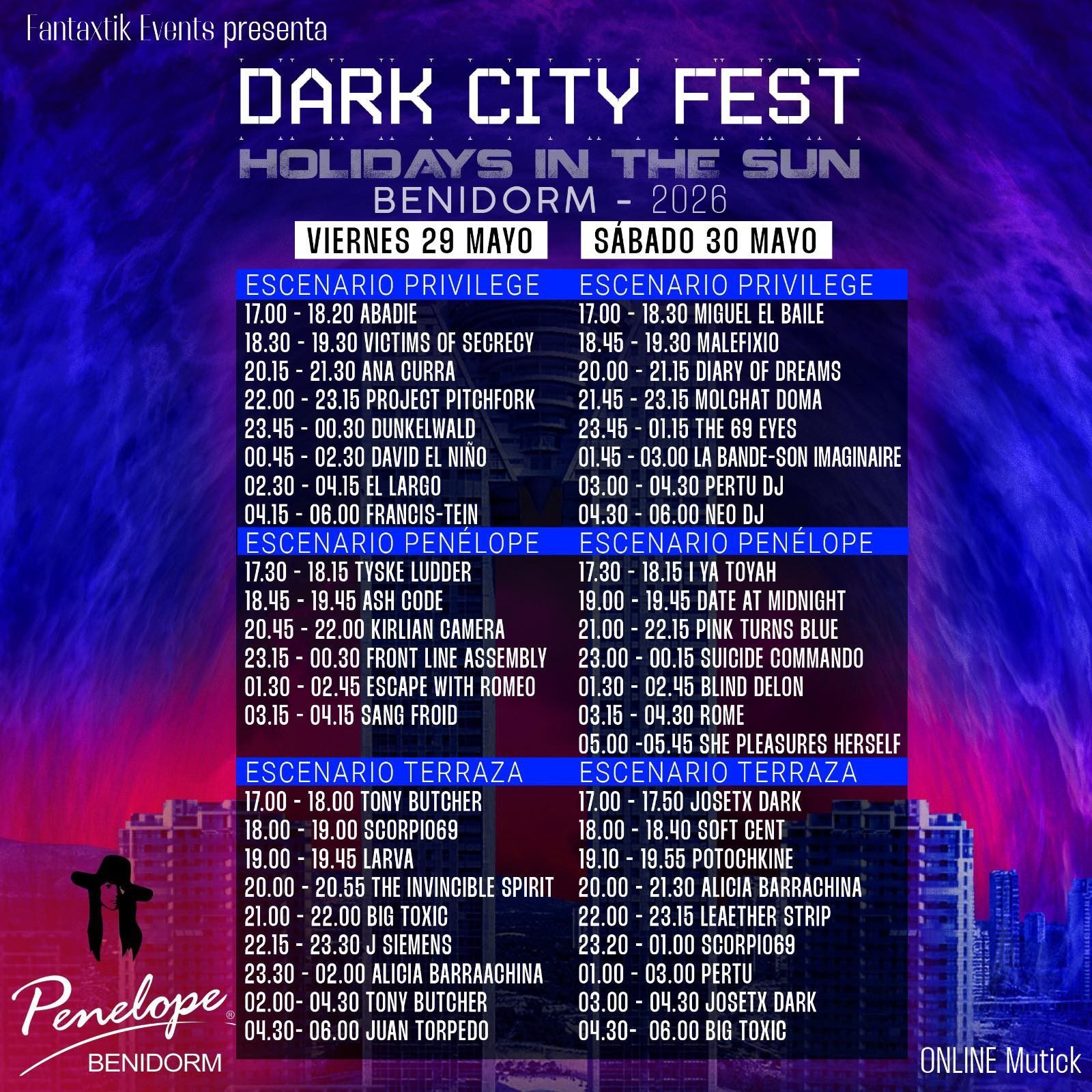 Dark City Fest 2026 в Бенидорме — мощь дарк-сцены и металл-энергия | FOTKAI