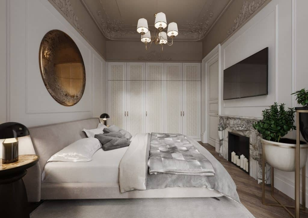 PENTHOUSE IN CLASSIC STYLE. Interior Design & 3D Rendering | Alena Bulataya Design Buro