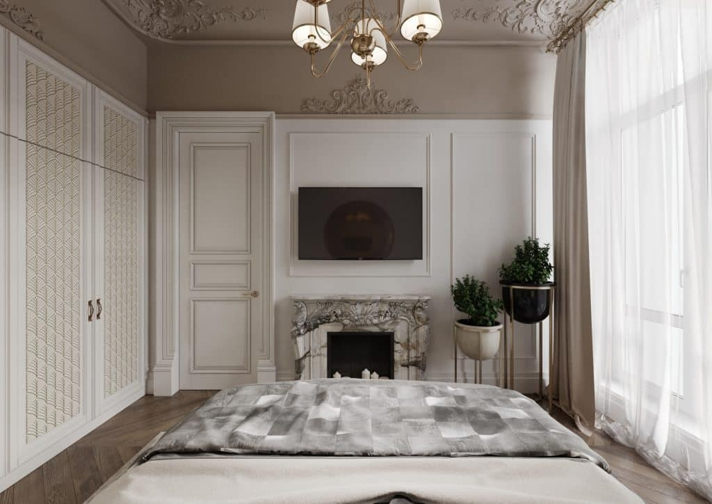 PENTHOUSE IN CLASSIC STYLE. Interior Design & 3D Rendering | Alena Bulataya Design Buro