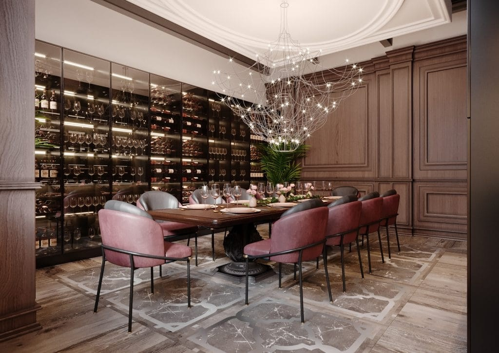 ITALIAN RESTAURANT. Interior Design & 3D Rendering | Alena Bulataya Design Buro