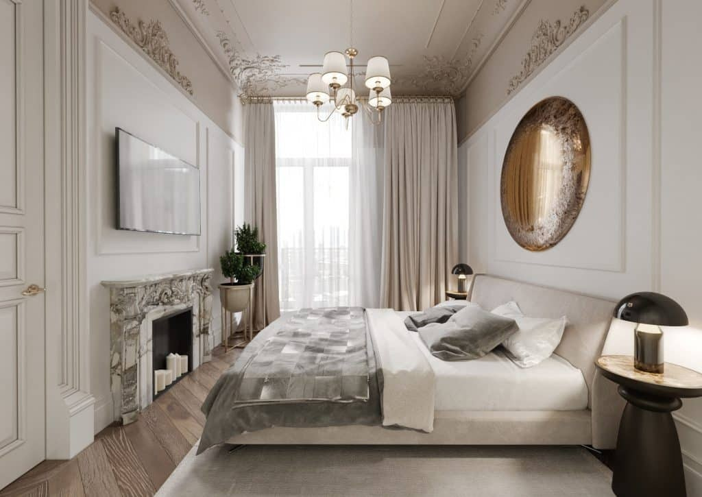 PENTHOUSE IN CLASSIC STYLE. Interior Design & 3D Rendering | Alena Bulataya Design Buro