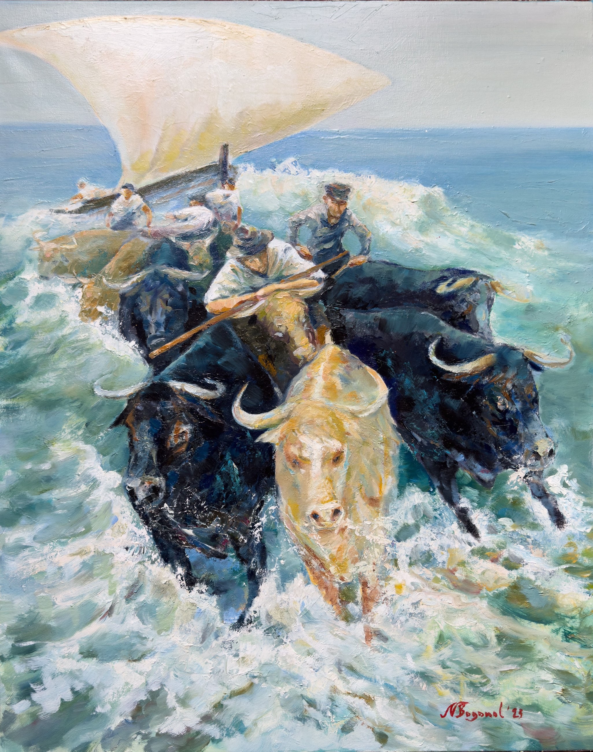 The oxen and the sea. Directora, Fotógrafa y Artista en Valencia Natasha Bogomolova