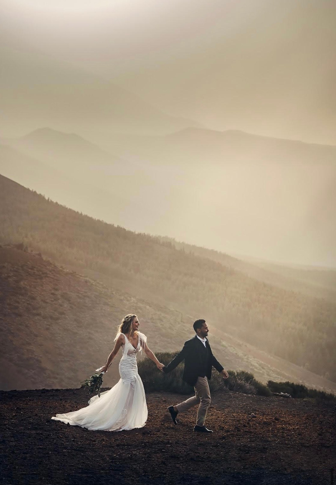 Bodas en Tenerife. Таня Боннет | Профессиональный фотограф на Тенерифе — Летящие платья