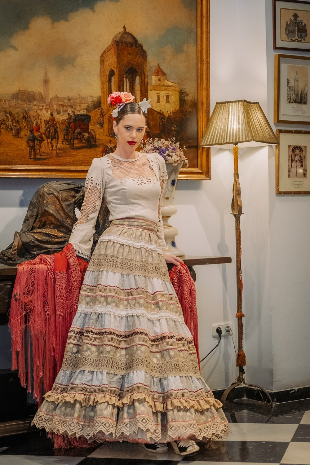 Flamencas al borde del Guadalquivir