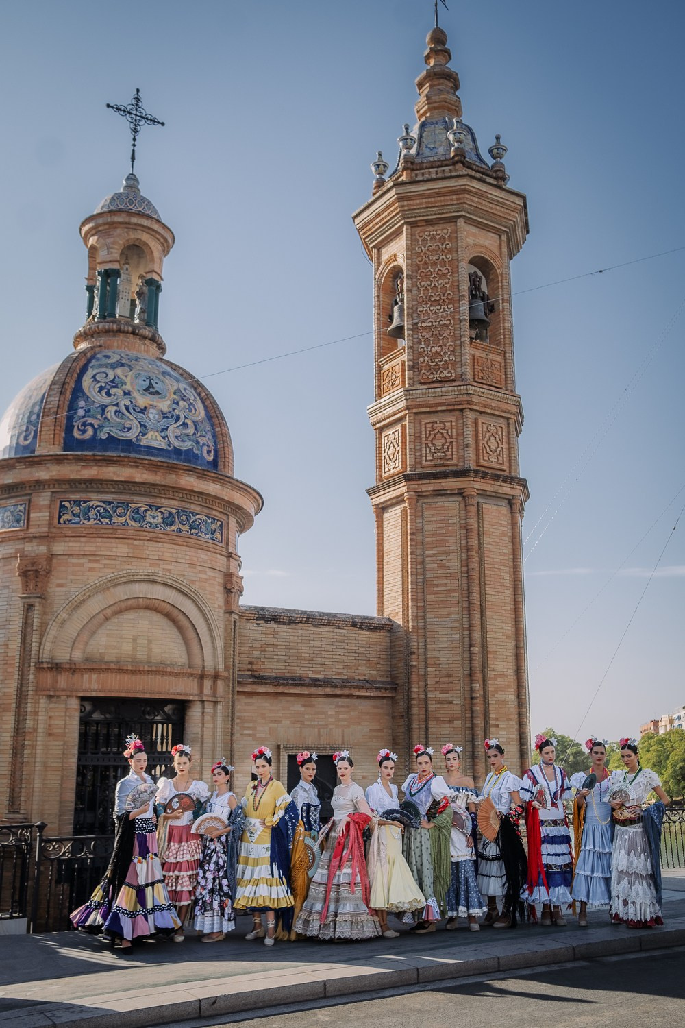 Flamencas al borde del Guadalquivir