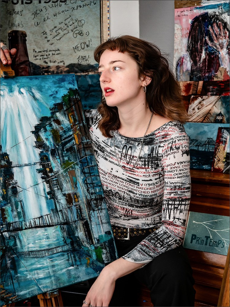 Angelina Sorokopud. Artist in Strasbourg