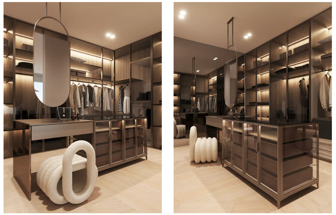 WHITE VILLA IN DUBAI. Interior Design & 3D Rendering | Alena Bulataya Design Buro