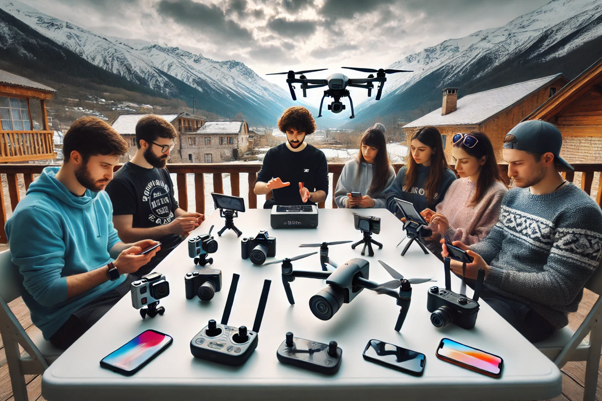 Gruzijas workshop plāns. Video filmēšana un veidošana ar telefonu, filmēšanas kursi