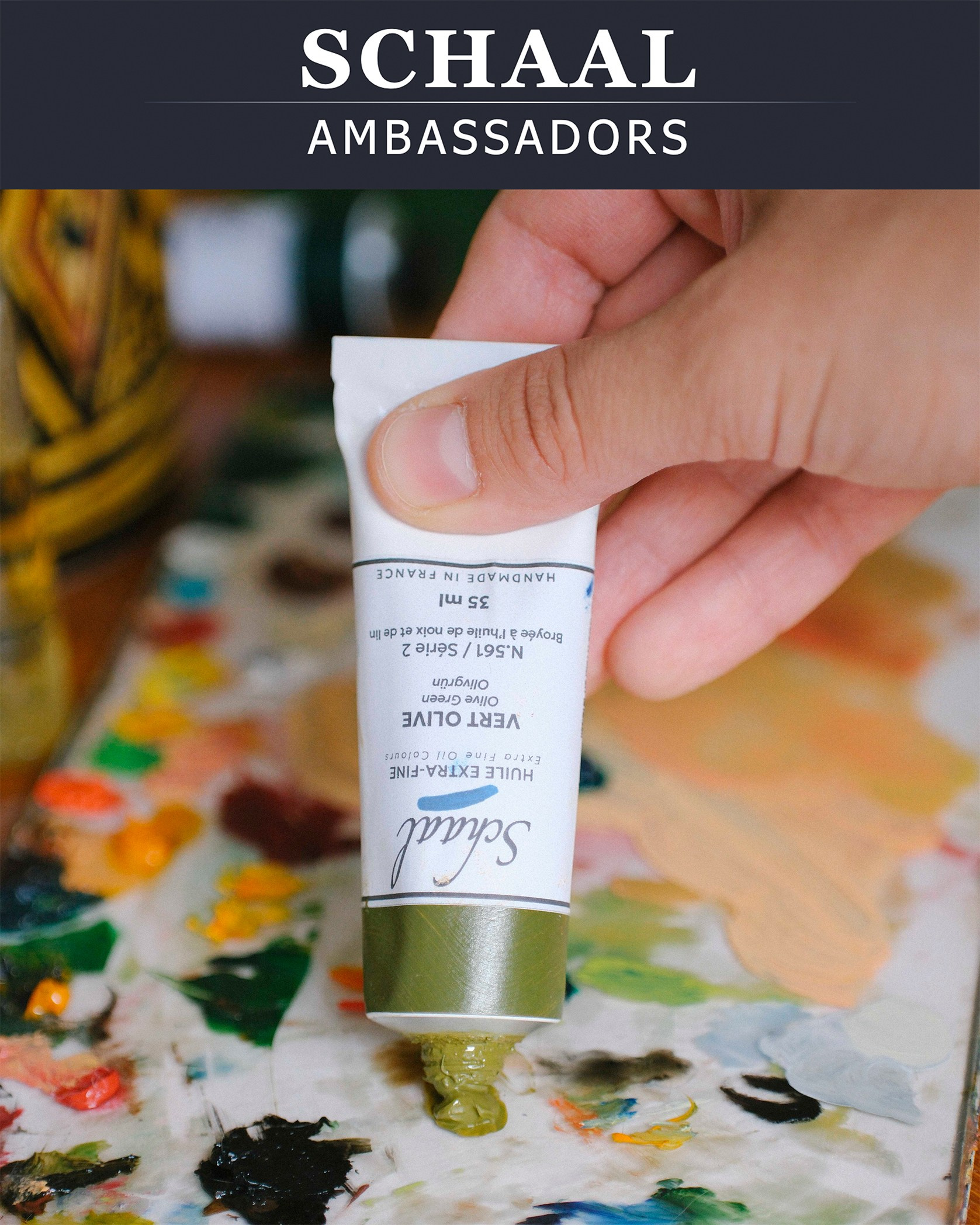 Collaboration with SCHAAL Handmade Artists Colors. ELEN BEZHEN