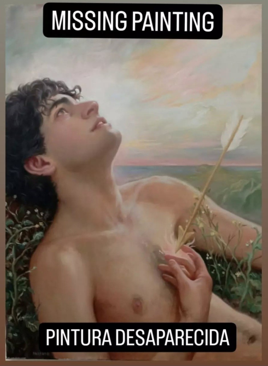 Êxtasis D’Ávila, oil on canvas, Barbara Cabral. Barbara Cabral