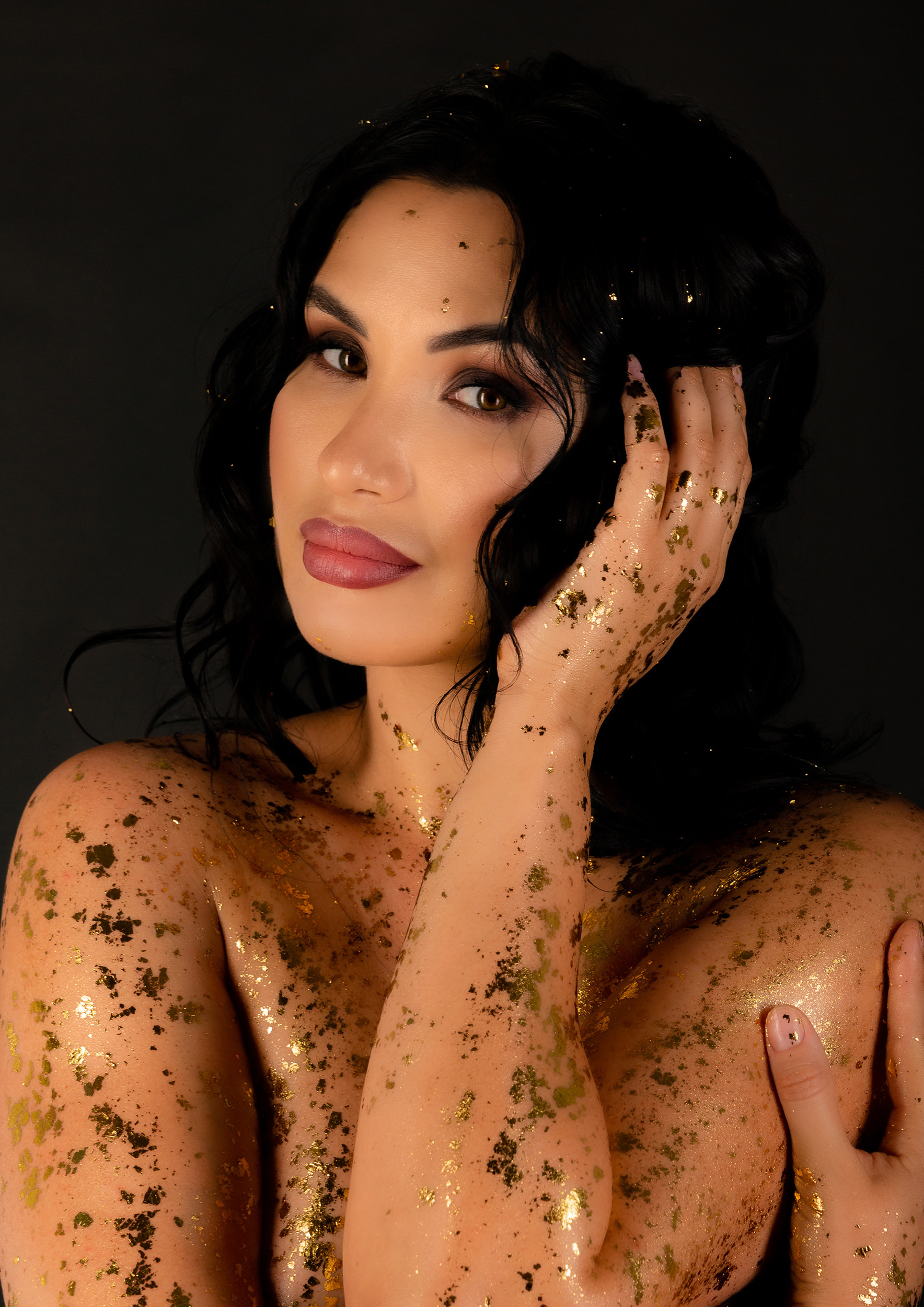 Съёмка в золоте или стразах. Фотограф в Испании ( Аликанте, Торревьеха, Бенидорм )