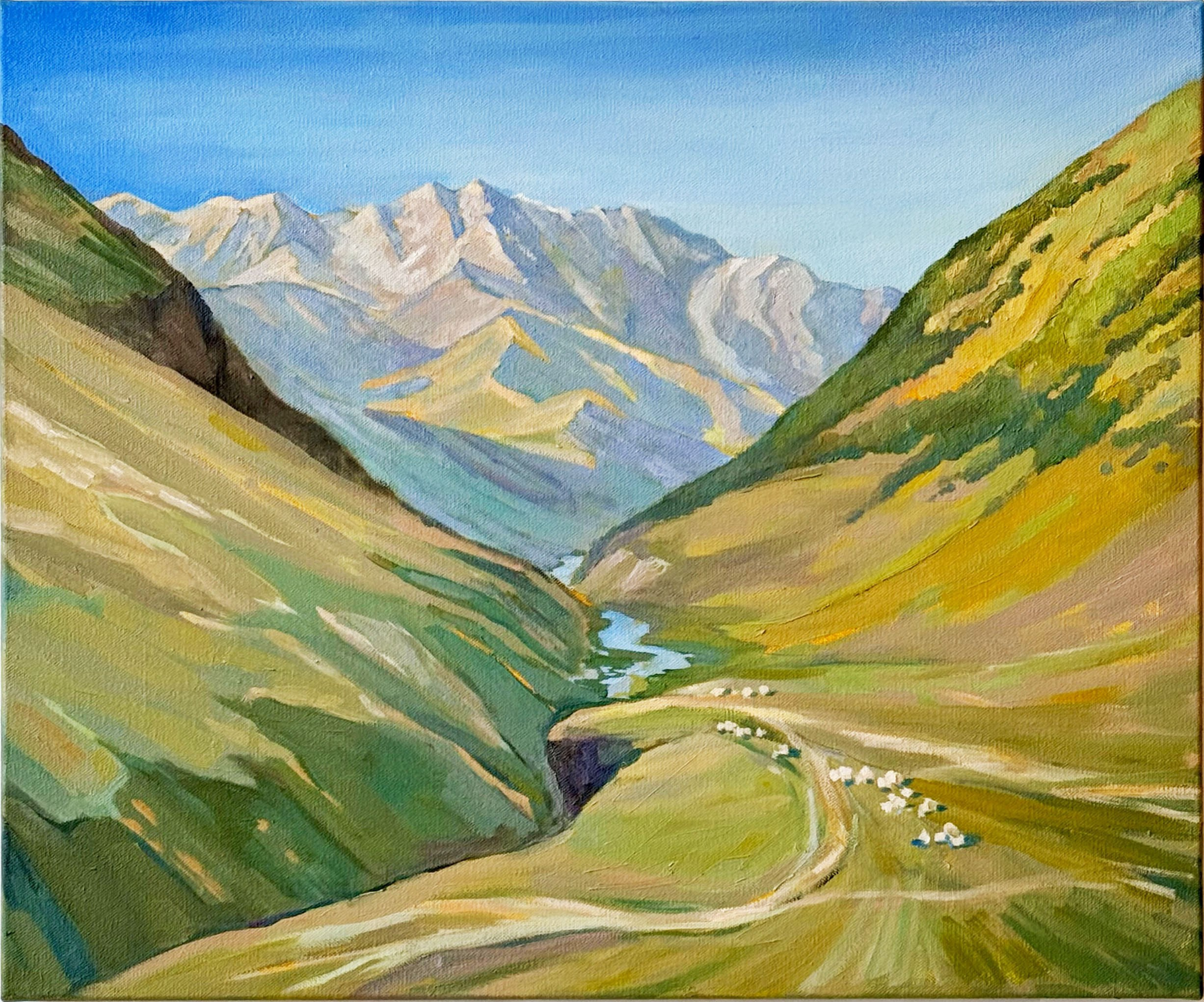 «Сердце гор» (2025). Художник живописец Савелова Ольга