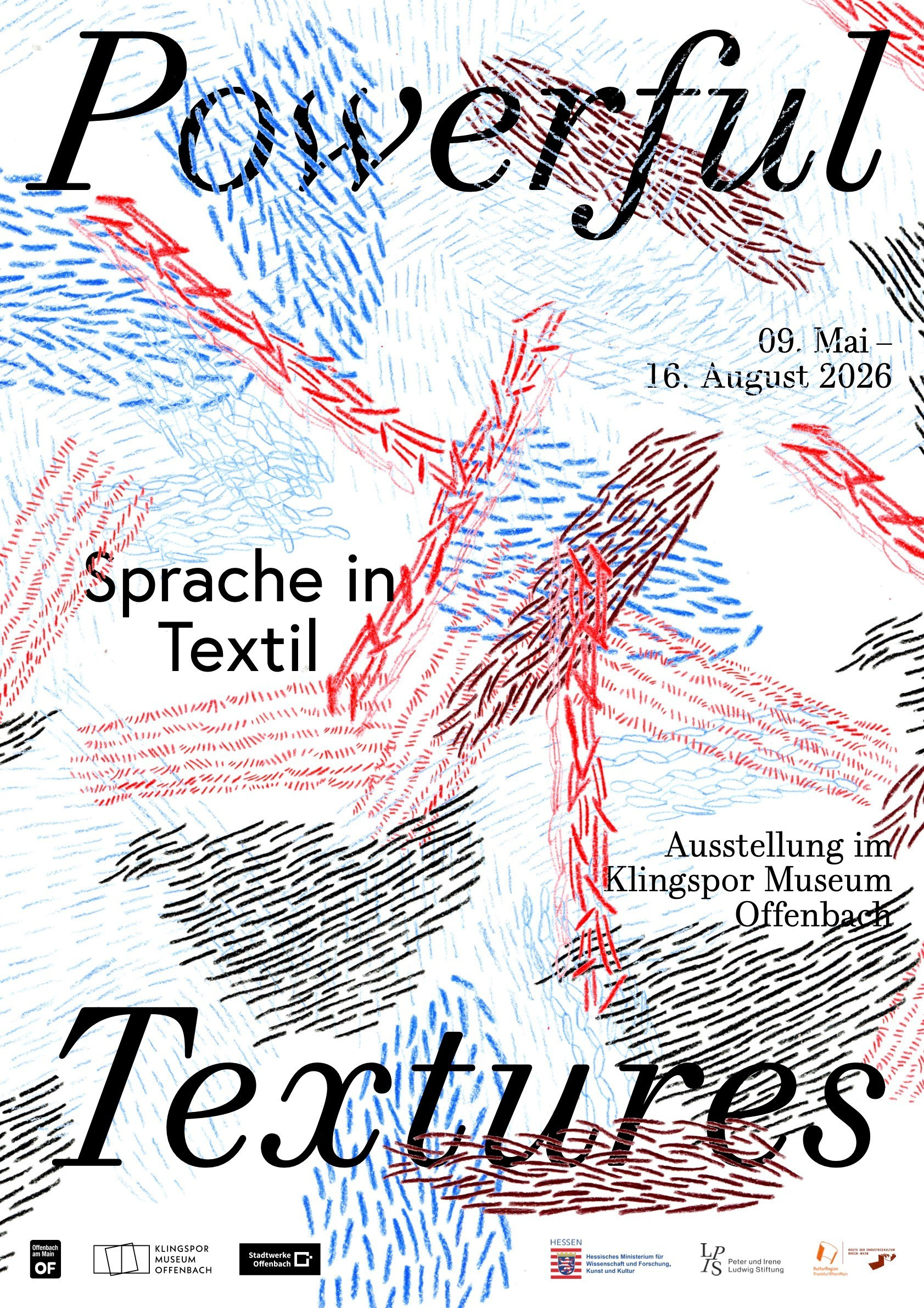 Participation in the exhibition “Powerful Textures. Language in Textile”, Klingspor Museum. Daria Goncharova / Conceptual artist