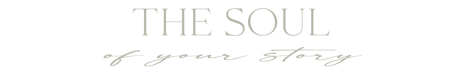 Emotionaler Abschnitt mit dem grafischen Titel „The Soul of your Story“ und Text über echte Hochzeitsreportagen, Vertrauen und lebendige Erinnerungen – Teil der Philosophie von Alex Fetter, Hochzeitsfotograf.