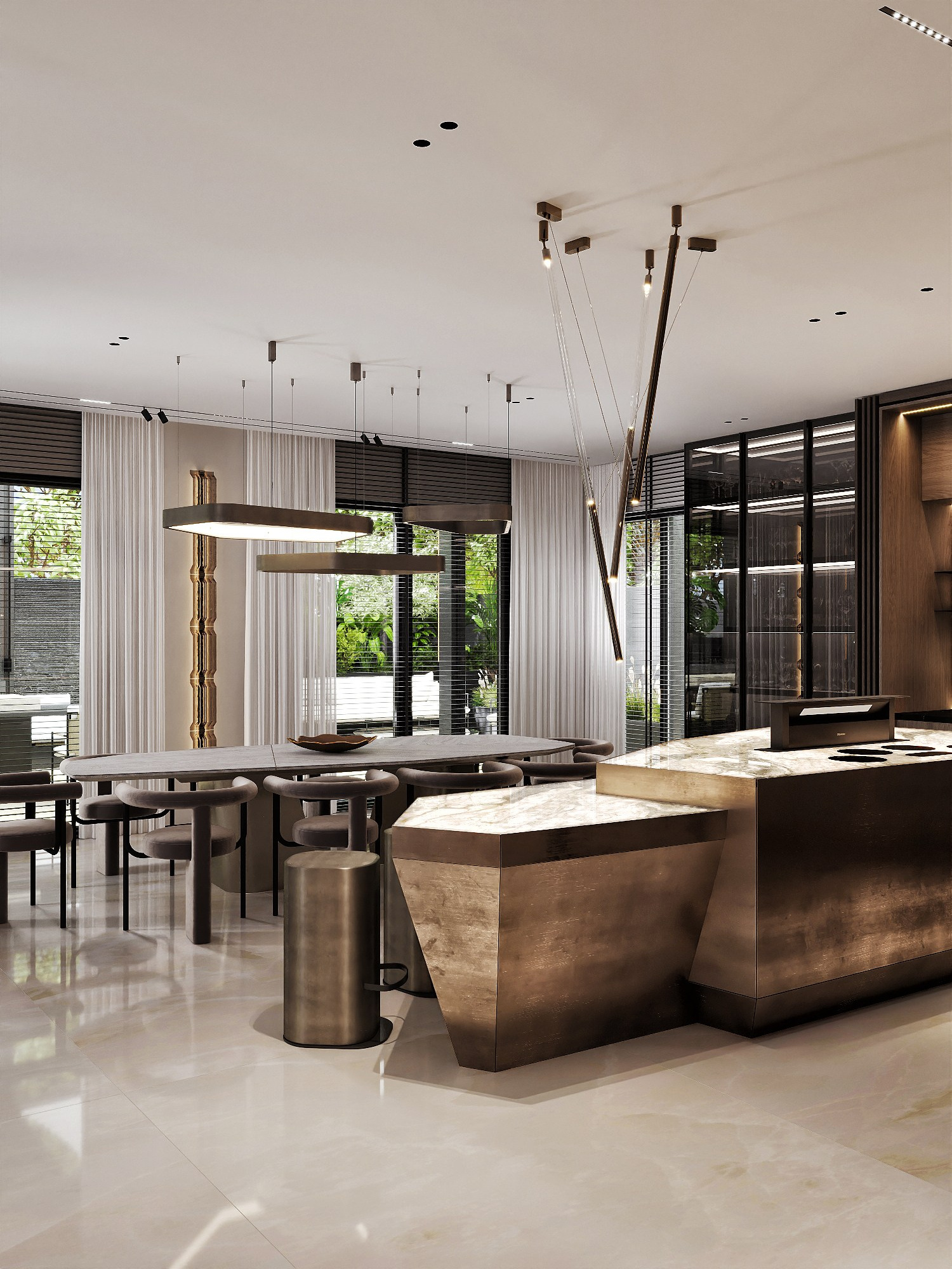 BRONZE VILLA (1). Interior Design | Alena Bulataya Design Buro