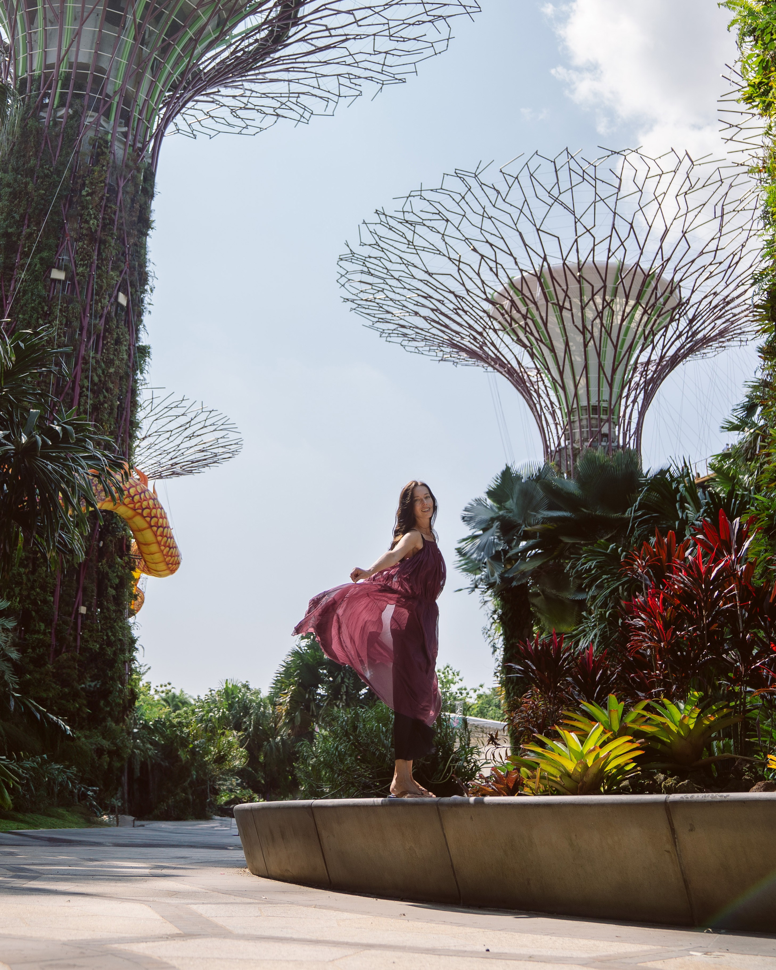Gardens by the Bay. Dasha in Singapore