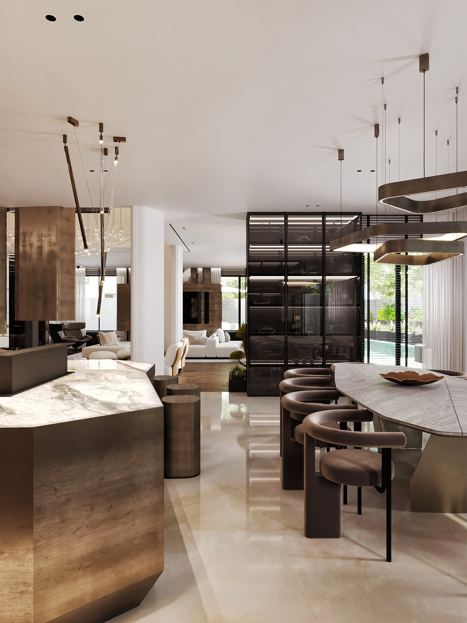 BRONZE VILLA (1). Interior Design | Alena Bulataya Design Buro