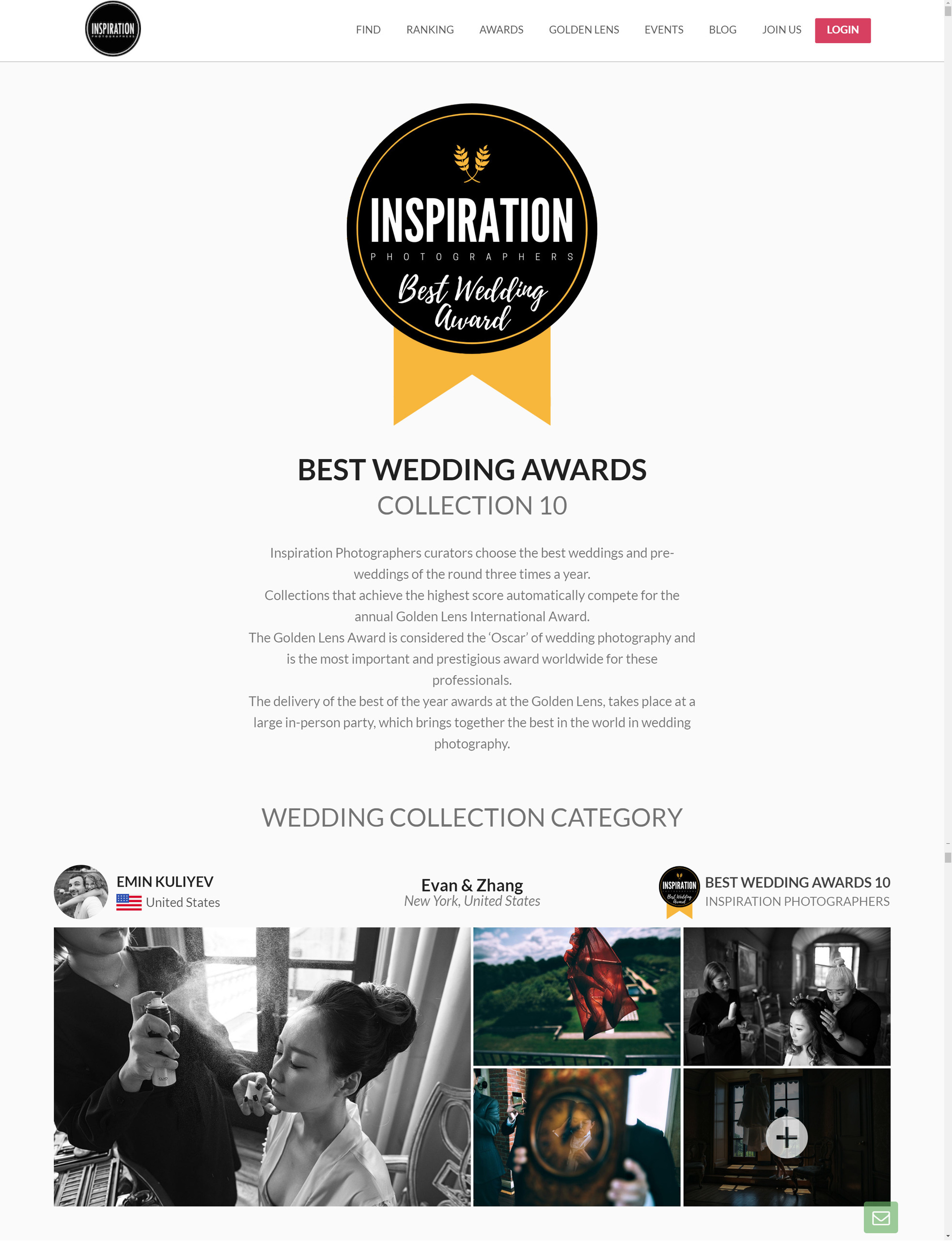 Best Wedding Awards 10. Emin Kuliyev — Award-Winning Wedding Photojournalist NYC & USA | Best Wedding Photographer Known for Candid, Timeless Moments