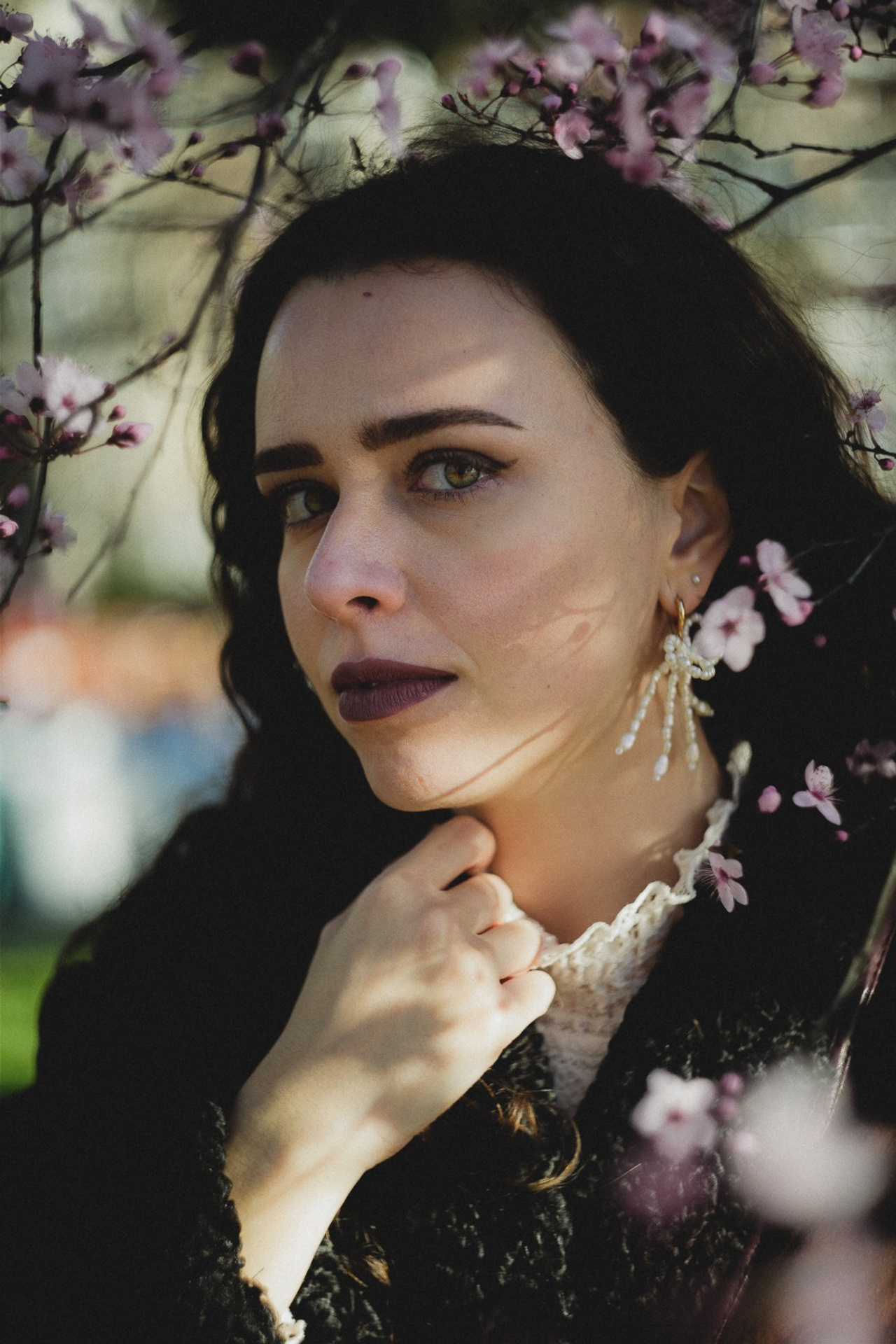 Sesión de fotos en Templo de Debod en primavera. Carlos Medina Fotógrafo de retratos ubicado en Madrid, España