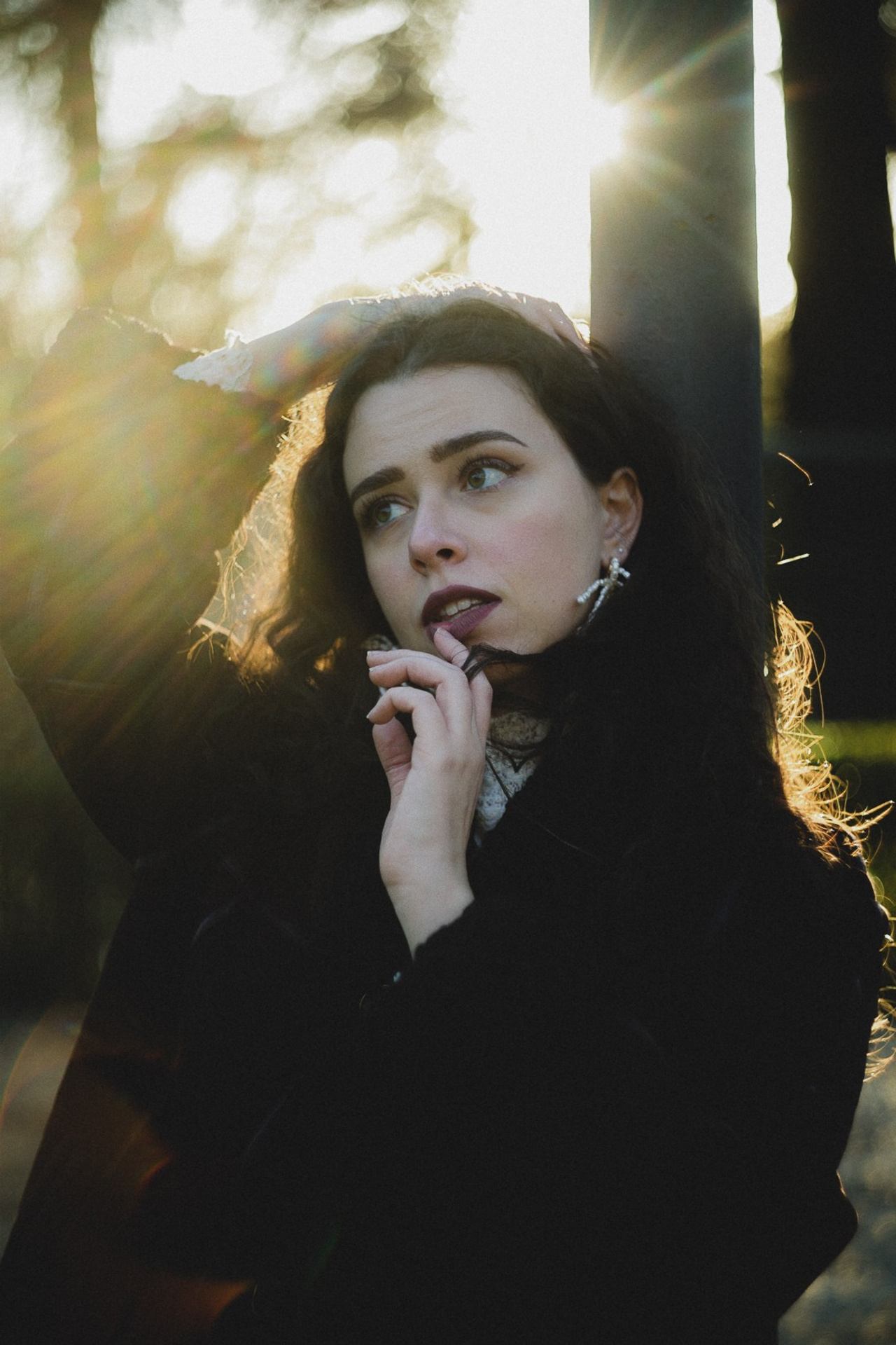 Sesión de fotos en Templo de Debod en primavera. Carlos Medina Fotógrafo de retratos ubicado en Madrid, España