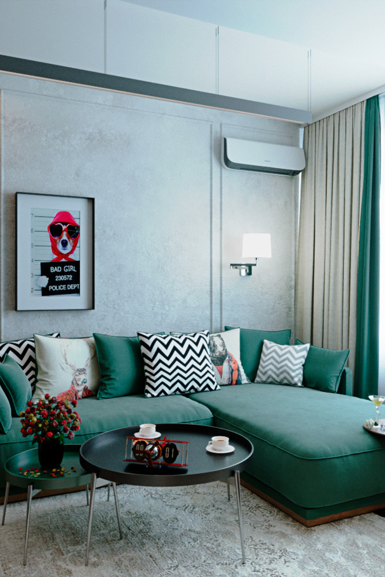 Квартира в стиле лофт 70 м², г. Москва