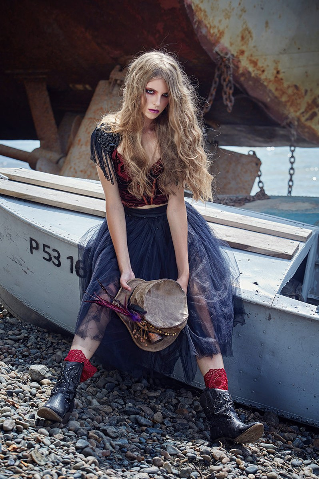 Séance photo éclatante dans le style « Steampunk. Photographe professionnelle de la ville d’Auxerre - Ekaterina Mathieu