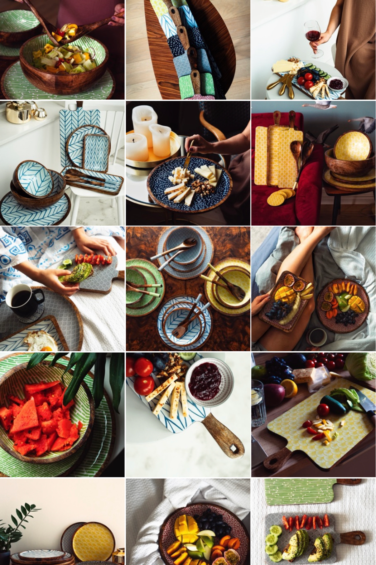 Mango wood dishes “Curator”