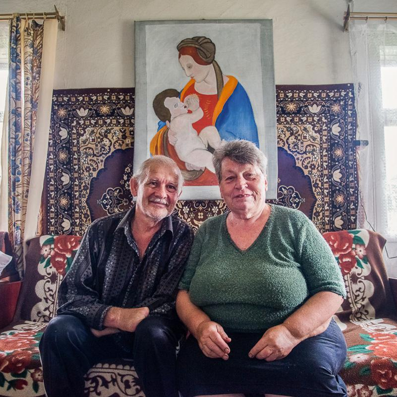 Козел Валентина Павлова и Петр Александрович, дер. Ивезь, Беларусь