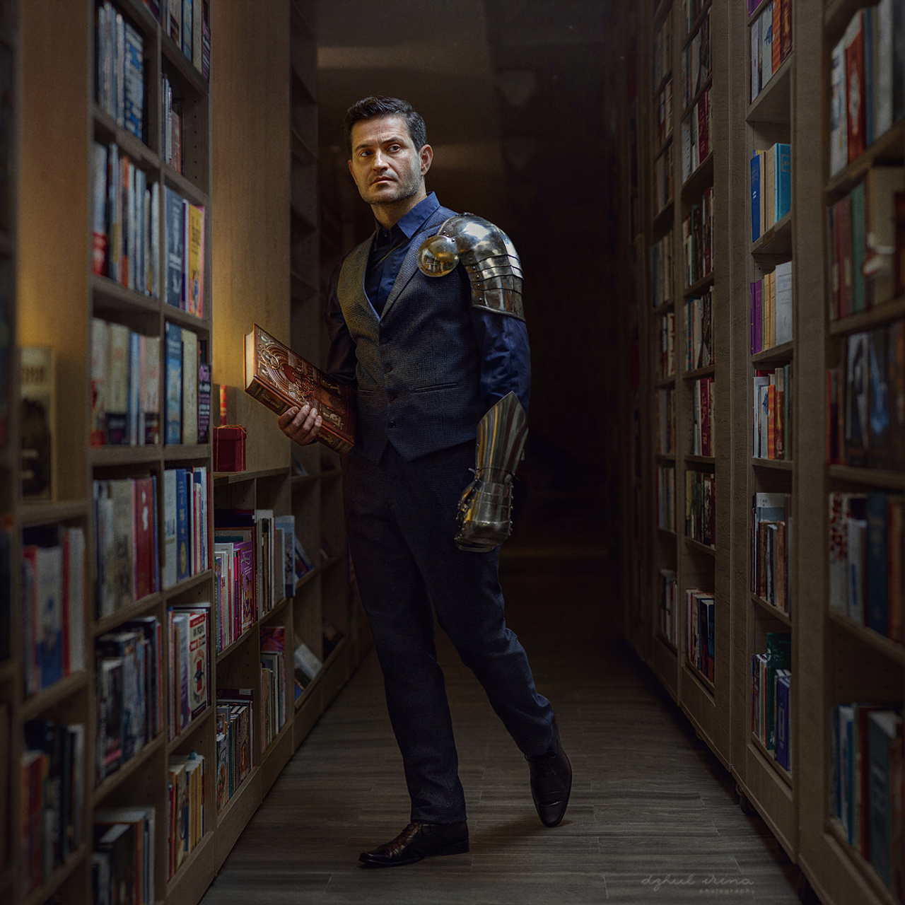 Photo project “Caballero” for NATALI magazine with celebrity