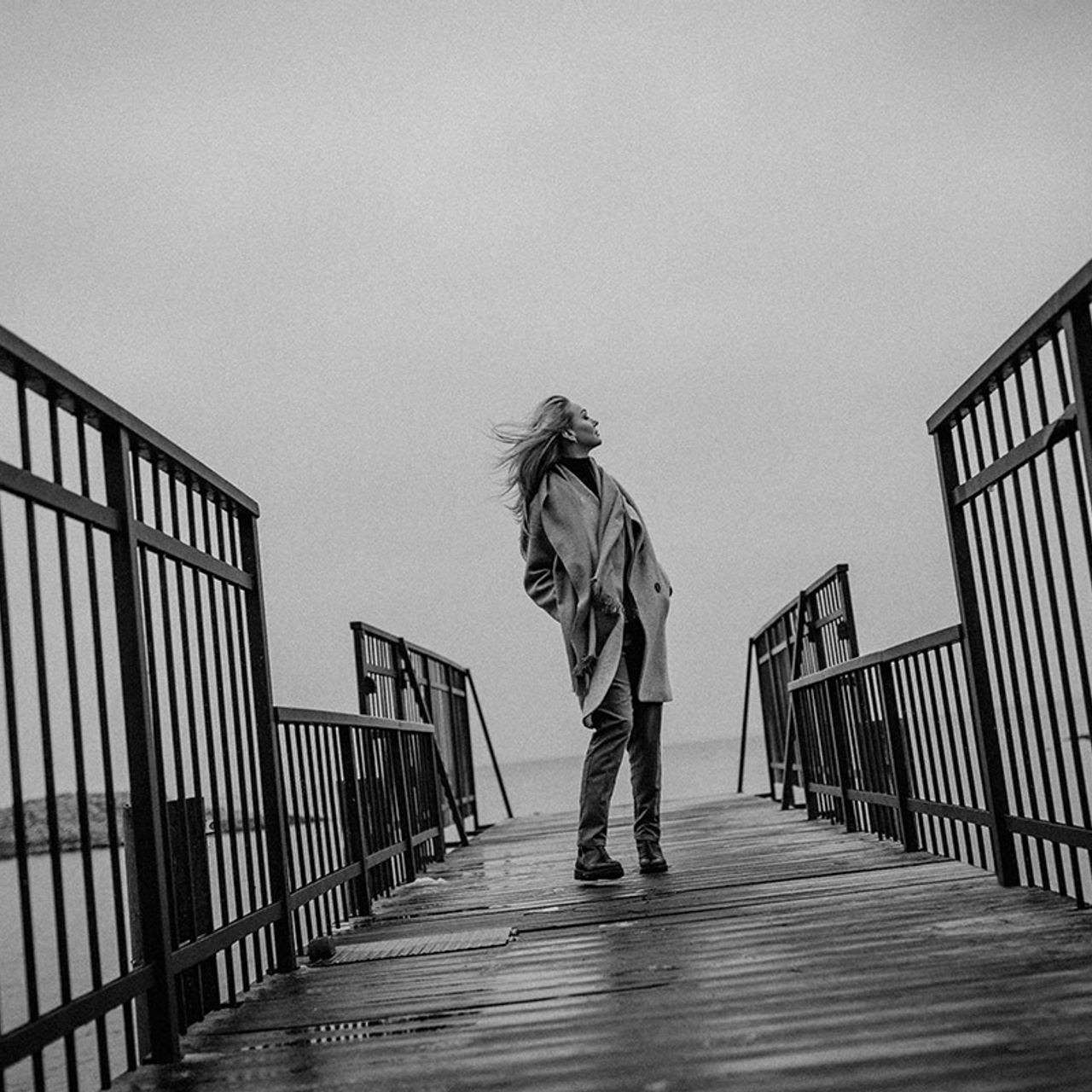 Black and white personal shooting