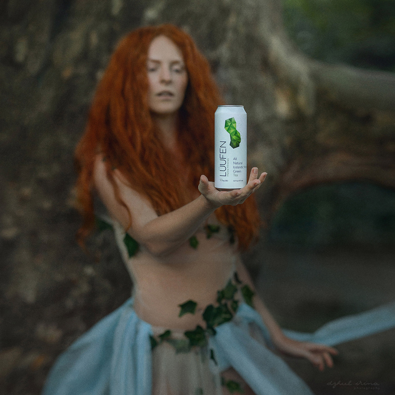 Shooting for the brand. Vikings drink LUUFEN. The tree of life