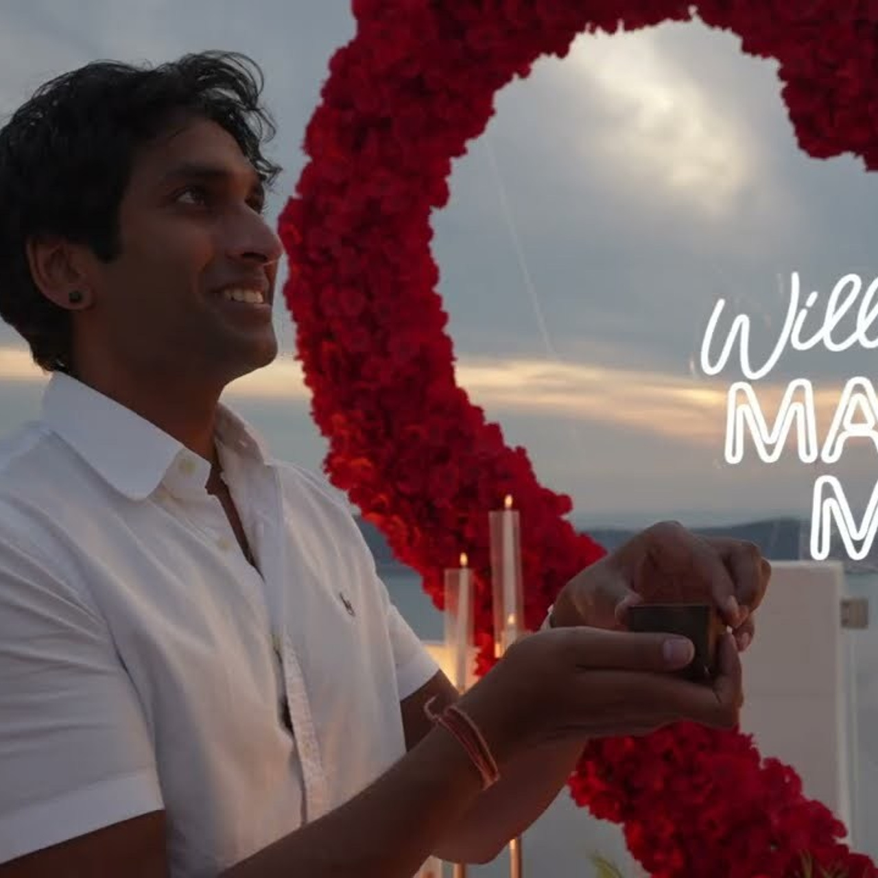 Emotional Santorini Proposal at&nbsp;Sunset&nbsp;— She Said Yes in&nbsp;Imerovigli