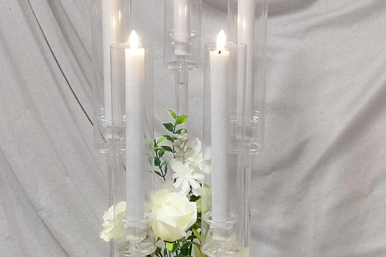 SVEČTURI KRISTĀLA, STIKLA, AKRILA