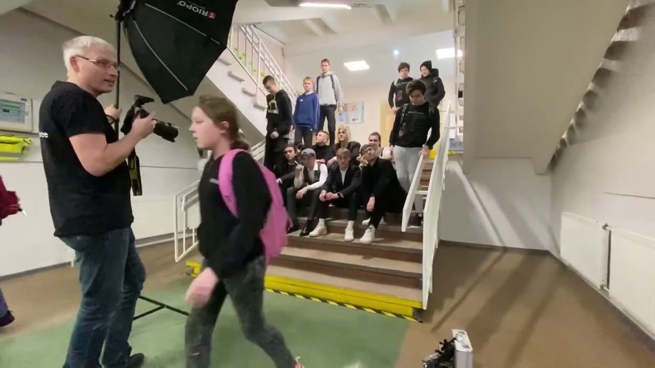 Как проходит сьемка (Backstage). Детская, школьная фотография