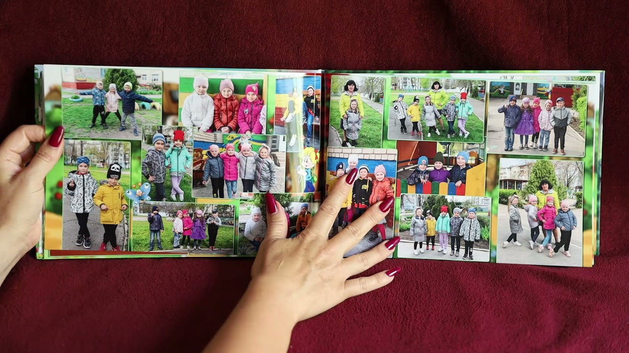 Выпускной альбом детского сада. Детский и школьный фотограф в Запорожье Днепр Олег Дембицкий